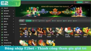 Đăng nhập E2bet