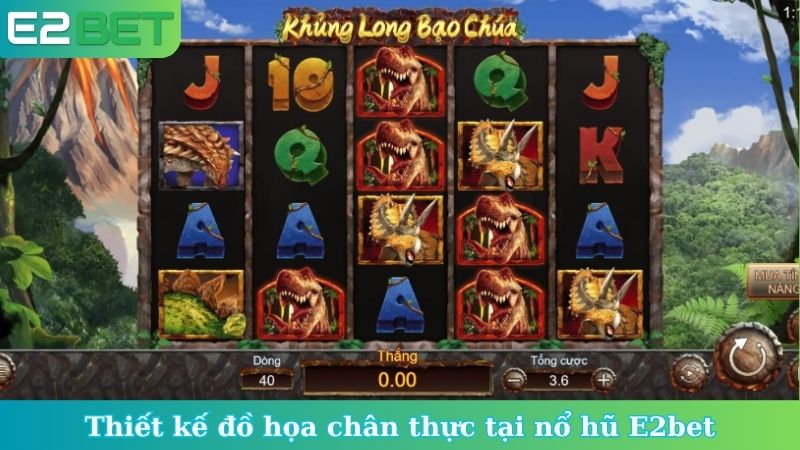 Thiết kế đồ họa chân thực tại nổ hũ E2bet