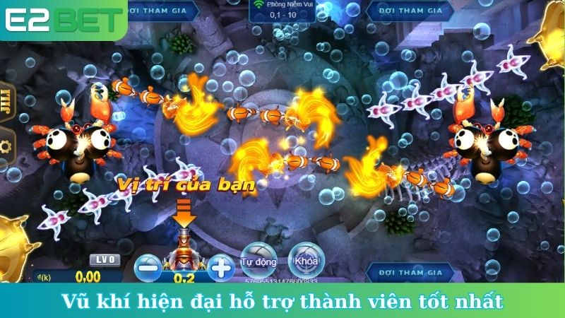 Vũ khí hiện đại hỗ trợ thành viên tốt nhất